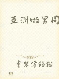 亚洲啪男同性恋