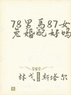 78男马87女兔婚配好吗