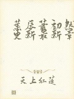 叶辰萧初然刚刚更新最新章节阅读