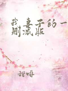 我妻子的一切未删减版