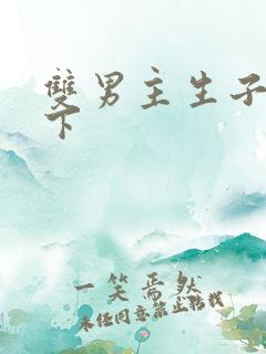 双男主生子文年下