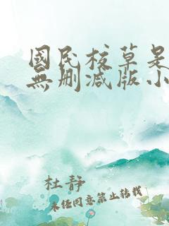 国民校草是女生无删减版小说