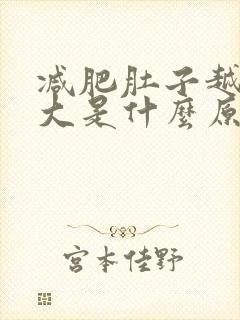 减肥肚子越来越大是什么原因造成的