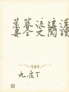 叶蓉流浪汉与娇妻全文阅读