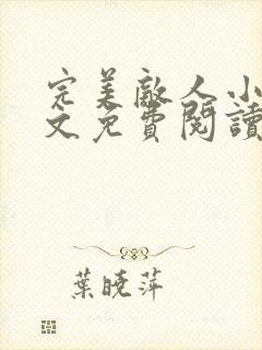 完美敌人小说全文免费阅读笔趣阁