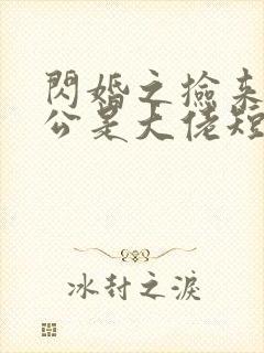 闪婚之捡来的老公是大佬短剧免费观看