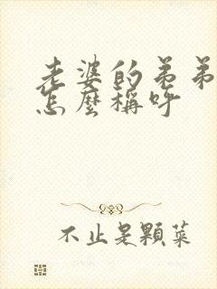 老婆的弟弟妹妹怎么称呼