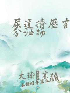 尿道挤压有透明分泌物