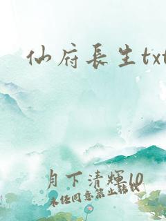 仙府长生txt