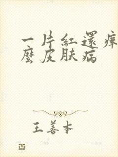 一片红还痒是什么皮肤病