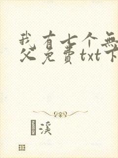 我有七个无敌师父免费txt下载