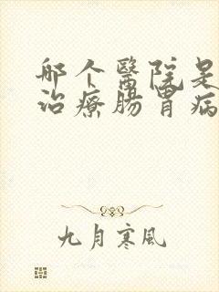 哪个医院是专门治疗肠胃病的