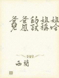 爸爸的姐姐的女儿应该称啥