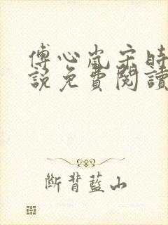 傅心岚宋时安小说免费阅读最新章节