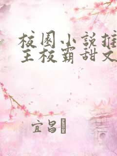 校园小说推荐男主校霸甜文