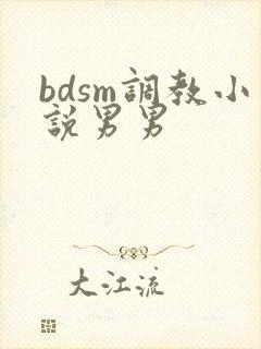 bdsm调教小说男男
