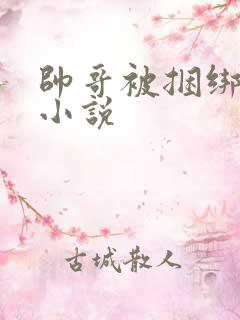 帅哥被捆绑调教小说