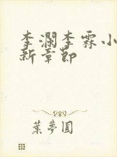 李澜李霖小说最新章节