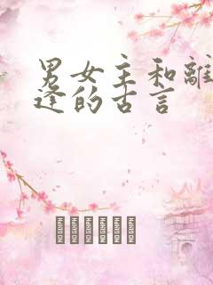 男女主和离后重逢的古言