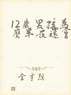 12岁男孩为什么半夜还会尿床