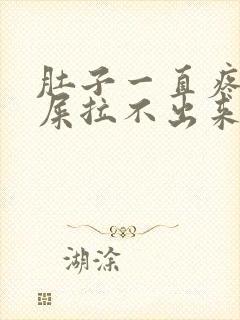 肚子一直疼想拉屎拉不出来怎么回事