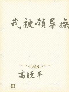 我被领导操了