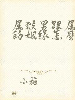 属猴男跟属猴女的姻缘怎么样