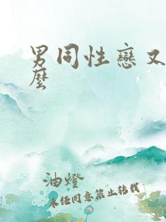 男同性恋又叫什么