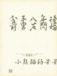 分手八年后我和前男友闪婚了短剧