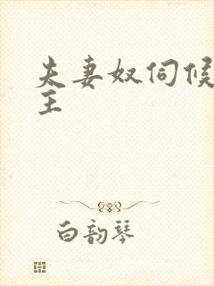 夫妻奴伺候夫妻主