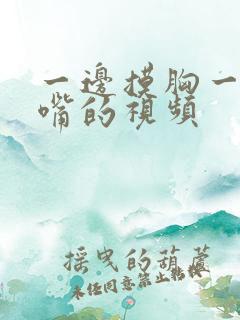 一边摸胸一边亲嘴的视频