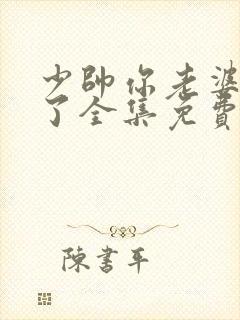 少帅你老婆又跑了全集免费阅读