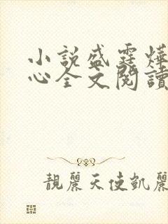 小说盛霆烨初之心全文阅读无弹窗