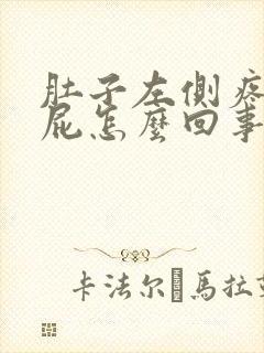 肚子左侧疼想放屁怎么回事