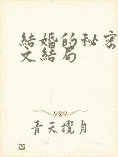 结婚的秘密郑雅文结局