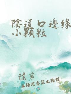 阴道口边缘长了小颗粒