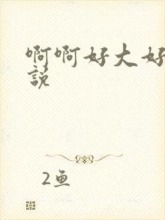 啊啊好大好爽小说