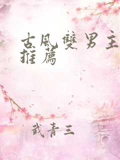 古风双男主甜文推荐