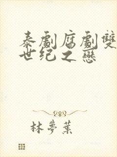 泰剧腐剧双男主世纪之恋