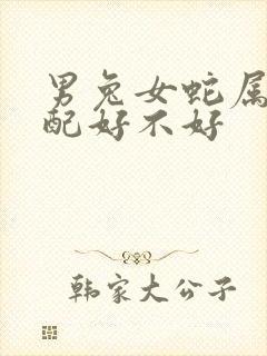 男兔女蛇属相婚配好不好