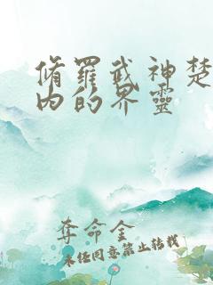 修罗武神楚枫体内的界灵