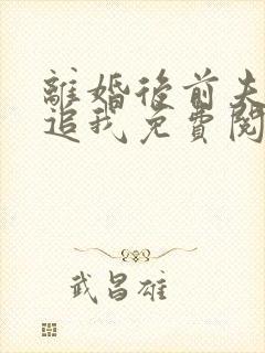 离婚后前夫总是追我免费阅读