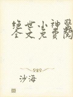 绝世小神医张冬全文免费阅读