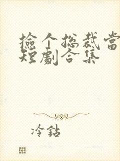 捡个总裁当老公短剧合集