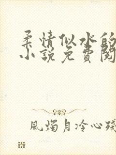 柔情似水的母亲小说免费阅读