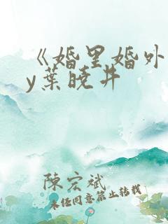 《婚里婚外》by叶晓井