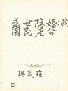 盛世隐婚:我的国民老公