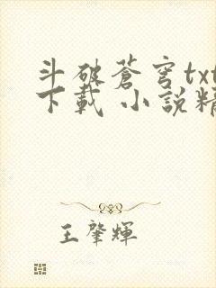 斗破苍穹txt下载 小说精校版