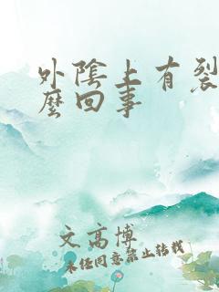 外阴上有裂口怎么回事