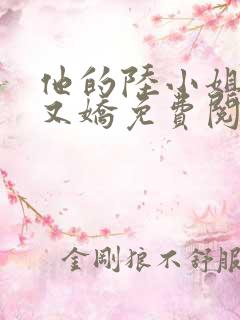 他的陆小姐又美又娇免费阅读